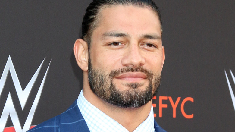 Reigns at a WWE event