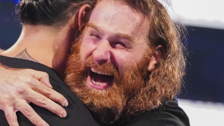 Sami Zayn smiling