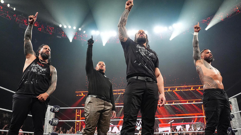 The Bloodline reunite in the ring