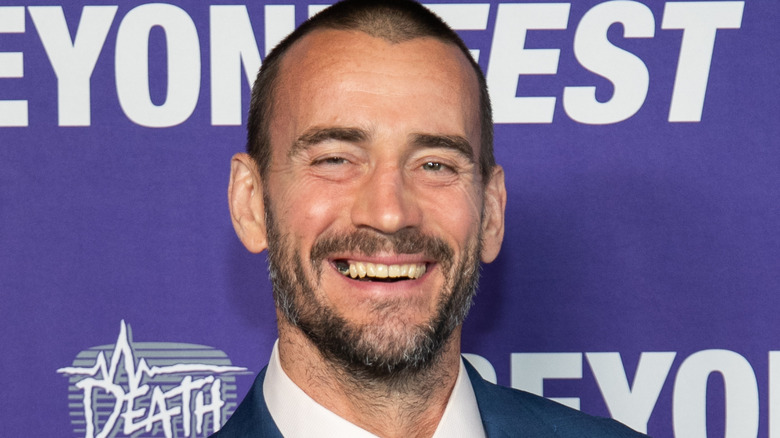 CM Punk smiling