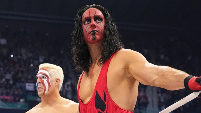 Steve Borden Jr. as Wolfpac Sting at AEW Revolution