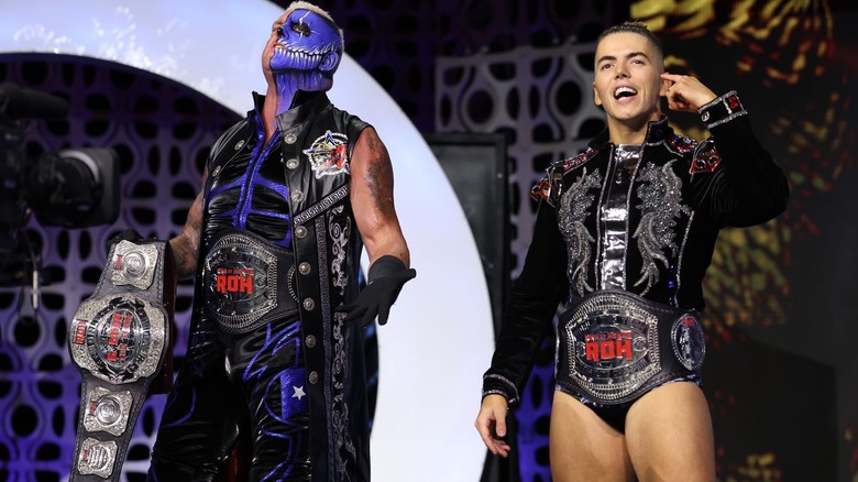 Sons of Texas with their ROH tag titles