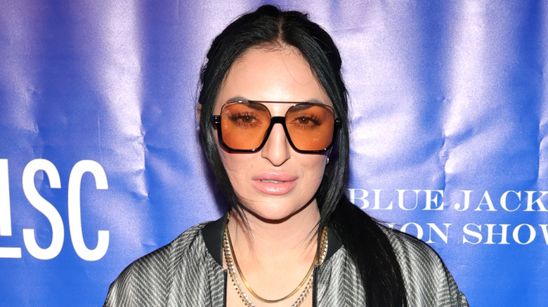 Sonya Deville attends the 9th Annual Blue Jacket Fashion Show, February 2025.