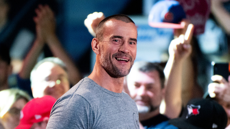 CM Punk smiling