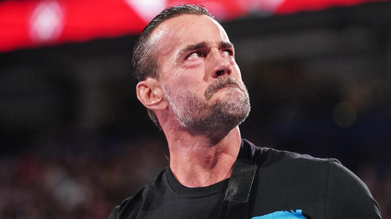 CM Punk holding back his emotions on "WWE Raw"