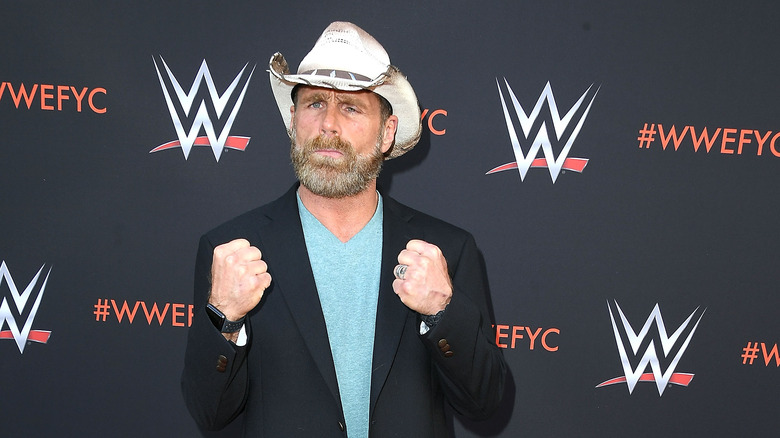 Shawn Michaels posing