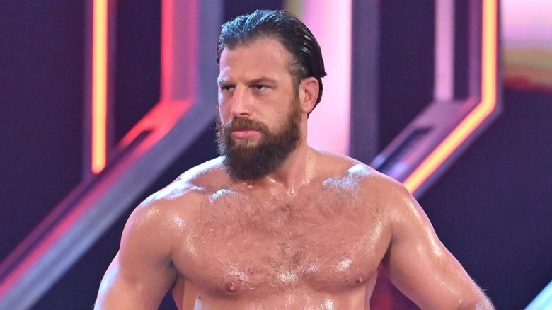 Drew Gulak makes entrance