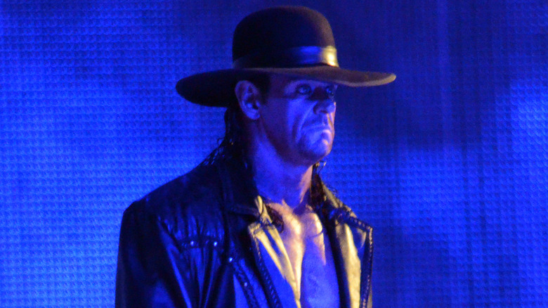 Undertaker makes his entrance