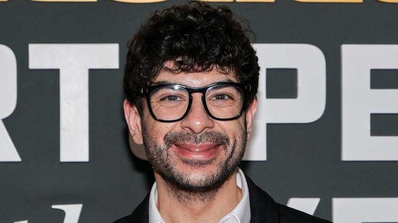 Tony Khan glowing