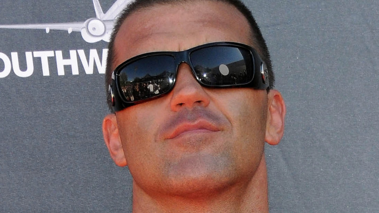 Frankie Kazarian wearing sunglasses