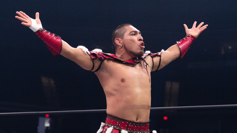 El Hijo Del Vikingo in the ring 