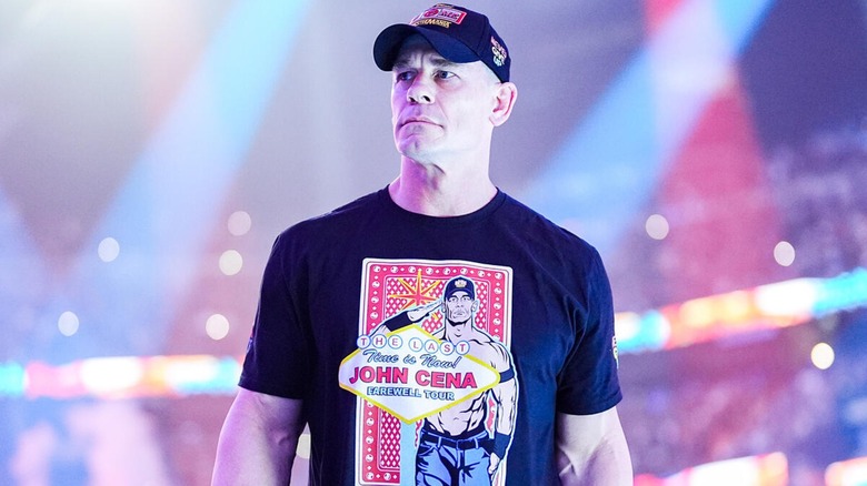 John Cena ahead of his match against Cody Rhodes at WrestleMania 41