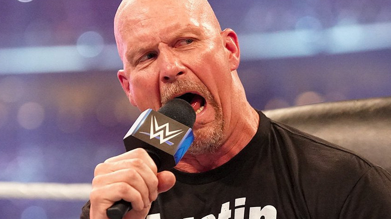 Steve Austin yelling