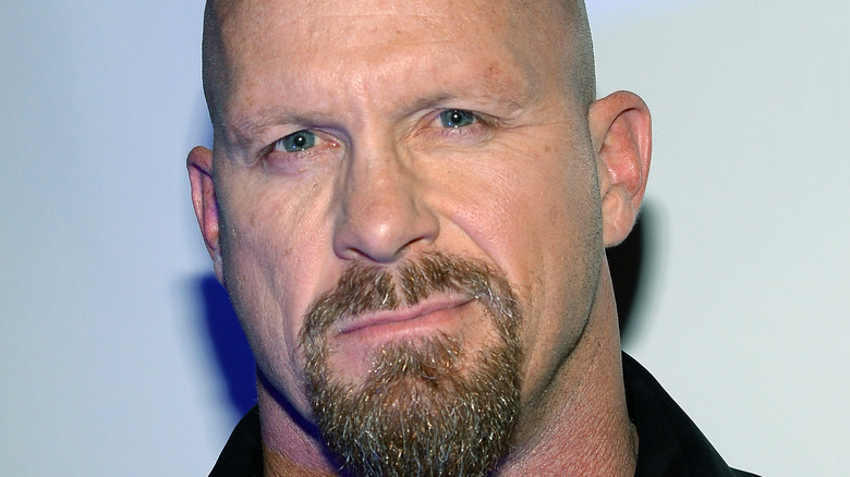 Stone Cold Steve Austin smiling