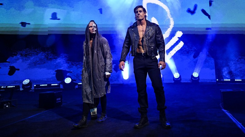 Darby Allin and Steve Borden make their entrance