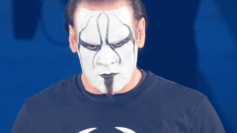 Sting looking down