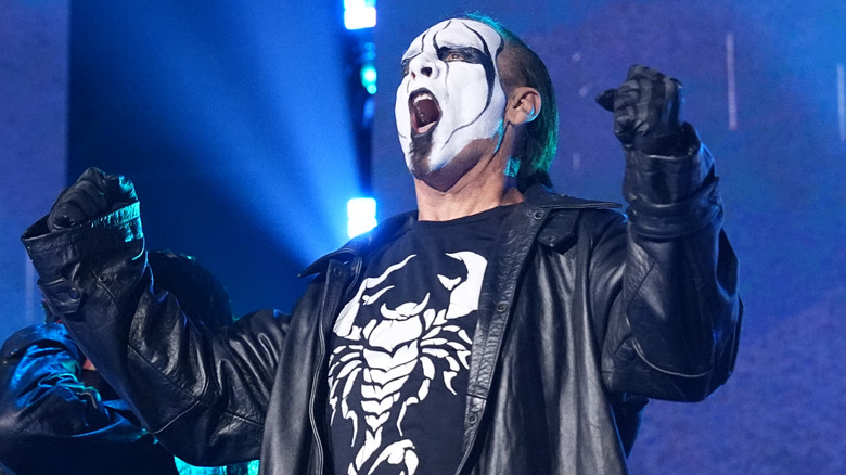 Sting entrance at AEW Revolution 2024