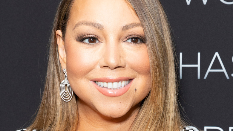 Mariah Carey smiling