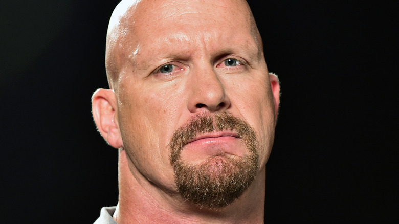 Stone Cold Steve Austin during Wendy's #bbq4Merica campaign in 2014.