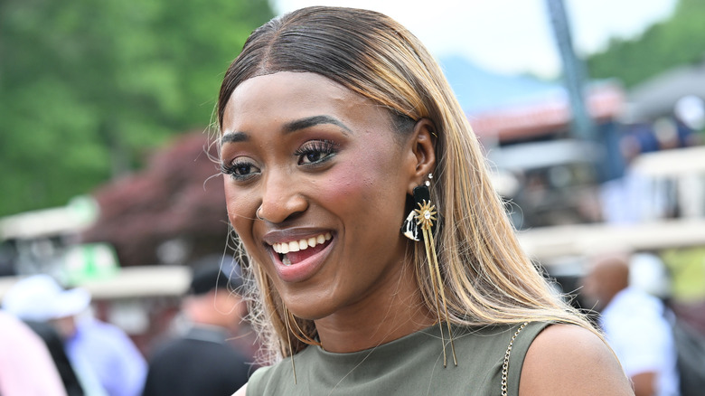 A very happy Queen Aminata