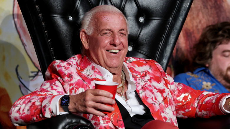 Ric Flair attends The Roast of Ric Flair at Nashville Fairgrounds on July 29, 2022 in Nashville, Tennessee.