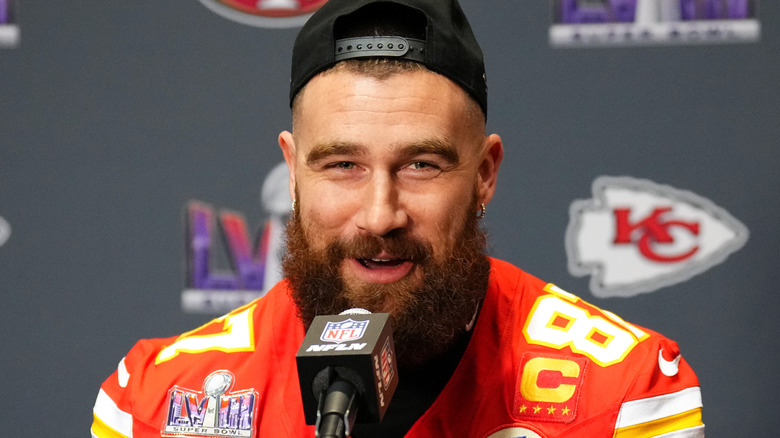 Travis Kelce smiling