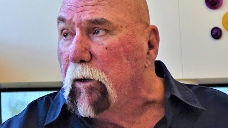 "Superstar" Billy Graham looking to the side