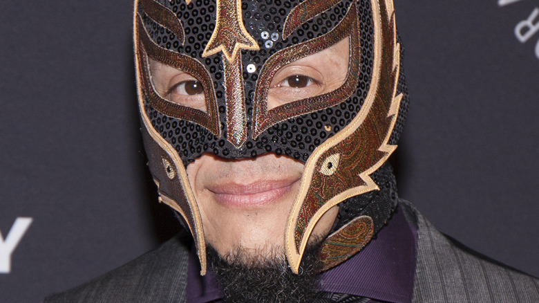 Rey Mysterio smiling