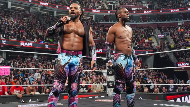 Xavier Woods and Kofi Kingston on WWE Raw