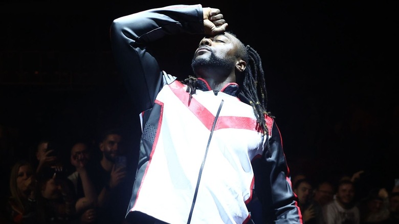 Swerve Strickland at AEW x NJPW Forbidden Door 2025