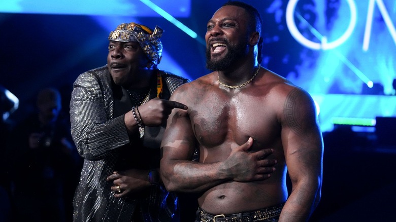 Prince Nana and Swerve Strickland on AEW Revolution