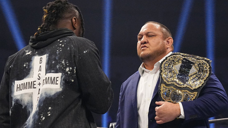 Swerve Strickland and Samoa Joe