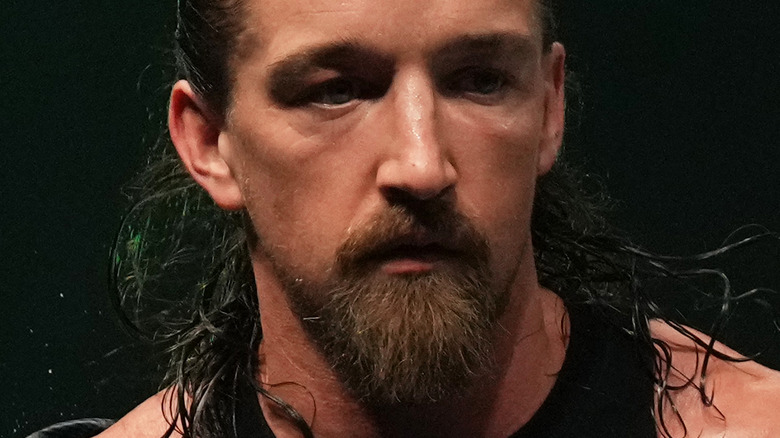 Jay White scowling 