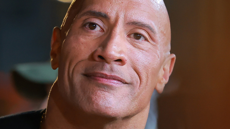 Dwayne The Rock Johnson smiling