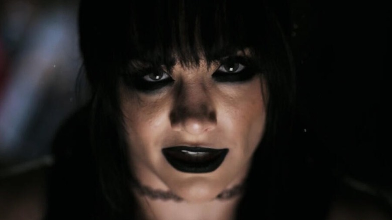 Tatum Paxley in a backstage segment