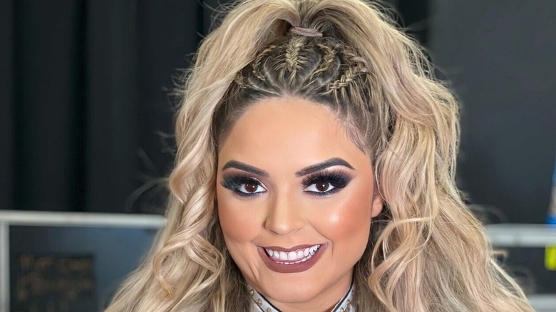 Tay Conti Backstage At An AEW Show