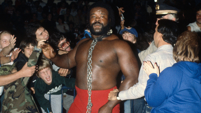 Junkyard Dog makes his entrance
