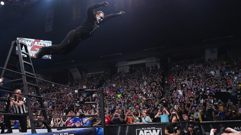 Sting Soars Through The Air On AEW TV