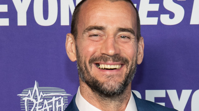 CM Punk smiles