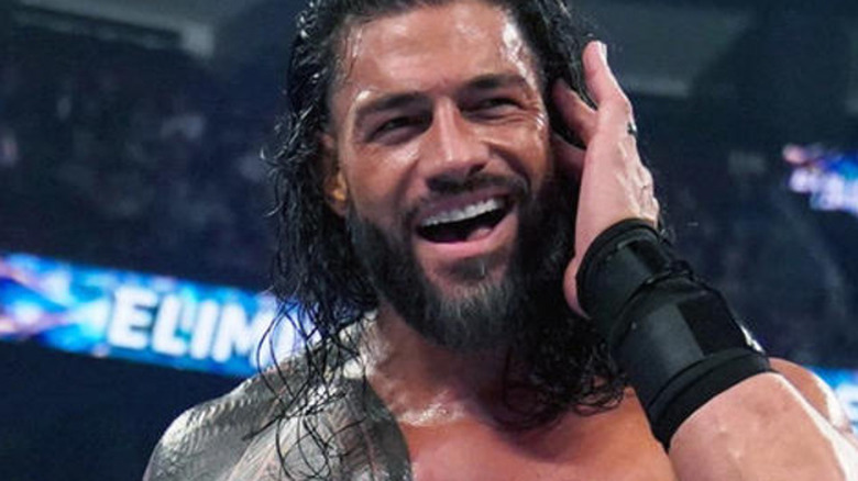 Roman Reigns smiling