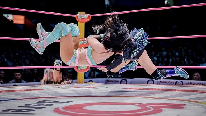 Tessa Blanchard in a CMLL ring