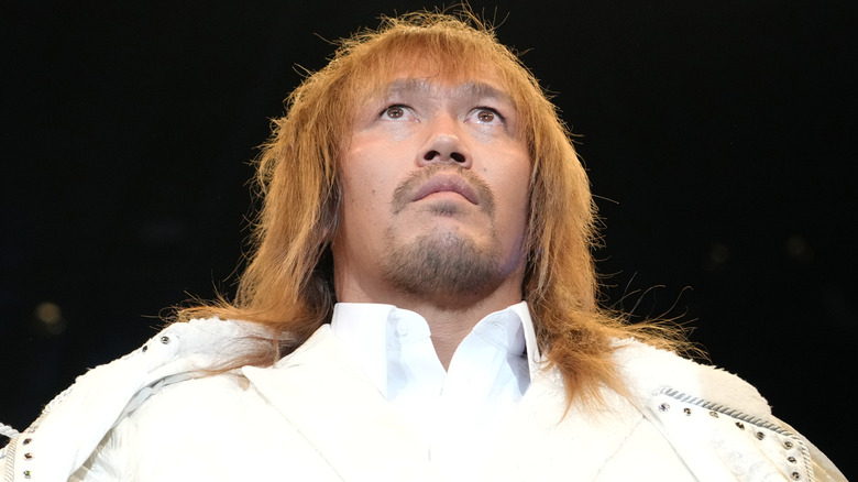 Tetsuya Naito makes his entrance