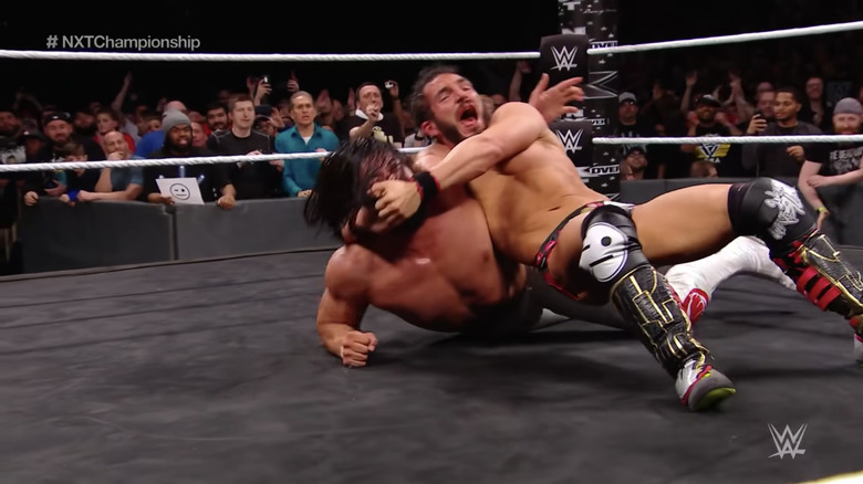 Gargano trying to make Almas tap out