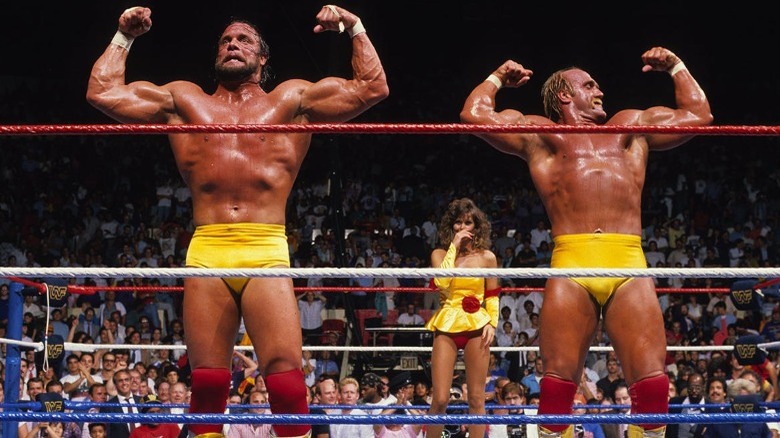 Mega Powers posing