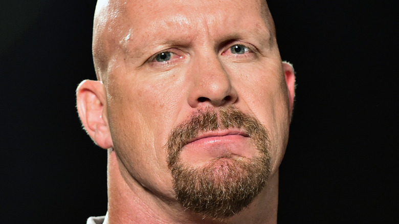 Stone Cold Steve Austin staring