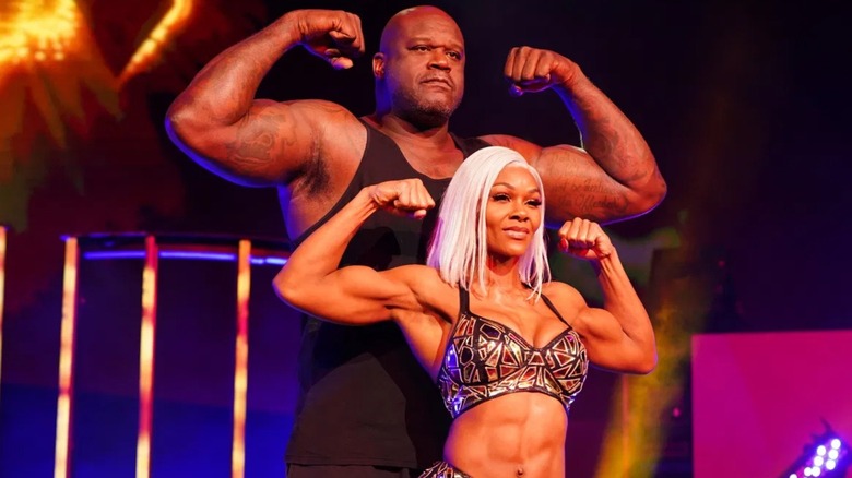 Shaquille O'Neal and Jade Cargill on AEW Dynamite