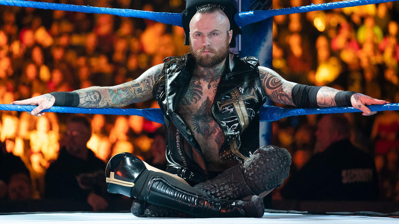 Aleister sitting in the corner