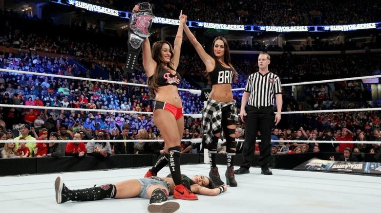 Nikki Brie Bella AJ Lee