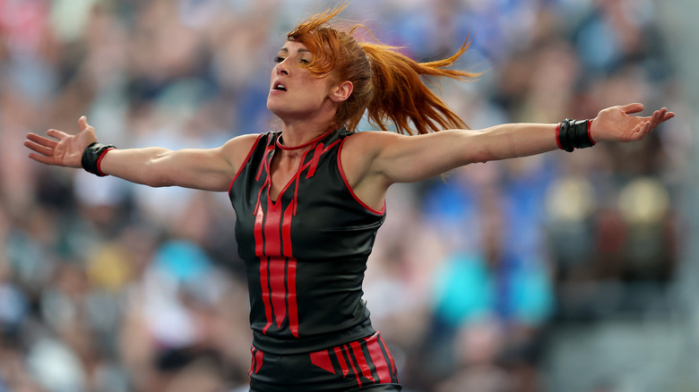Becky Lynch does big arms