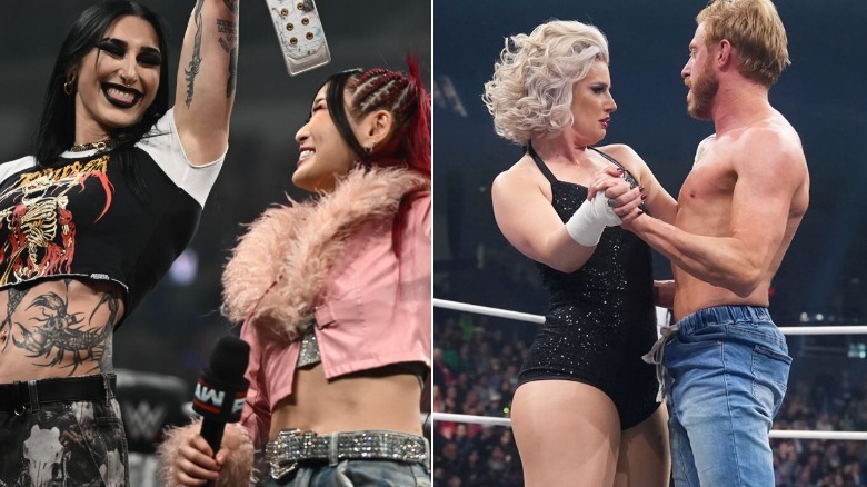 Rhiyo on "WWE Raw" & Toni Storm and Orange Cassidy on "AEW Dynamite"
